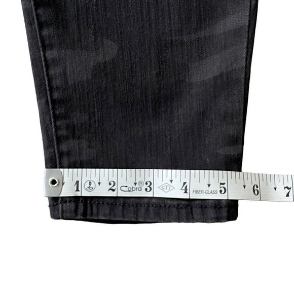 Social Standard By Sanctuary Black Camo Ankle Skinny Stretch Jeans Women’s Sz 14 - Picture 8 of 12